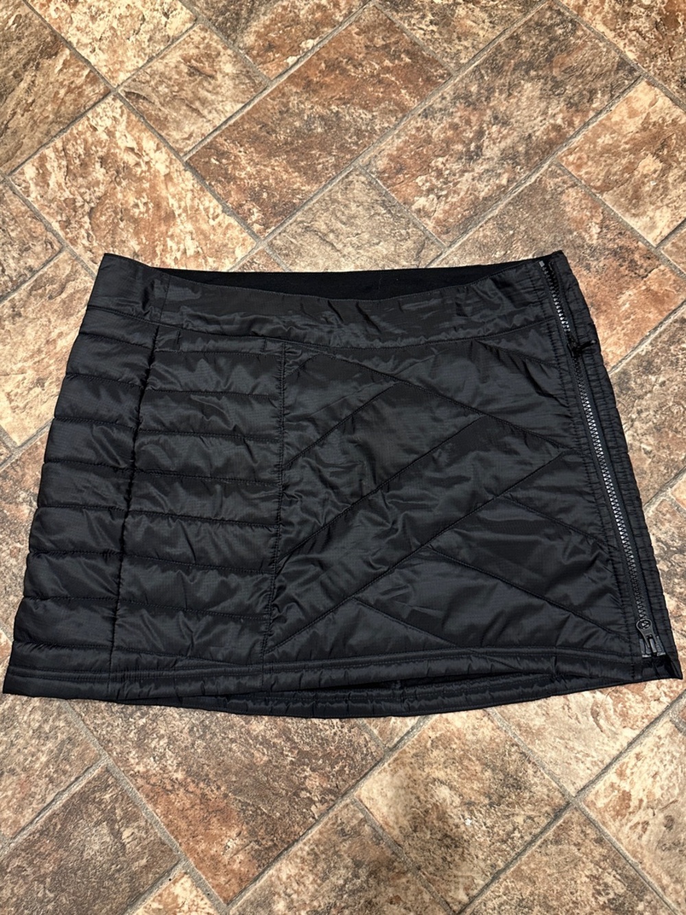 Smartwool Black Quilted Mini Skirt